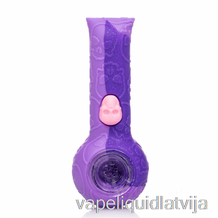 Stratus Silikona Galvaskausa Rokas Caurule Spīdīga Orhideja (mirdzoši Violeta / Rozā) Vape šķidrums